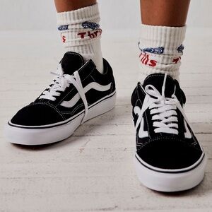 NEW Vans Black and White Women's Old Skool Sneakers, Size 8